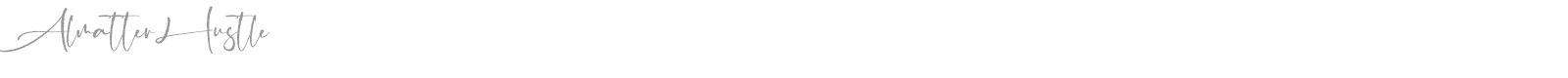 Almatter Hustle font preview
